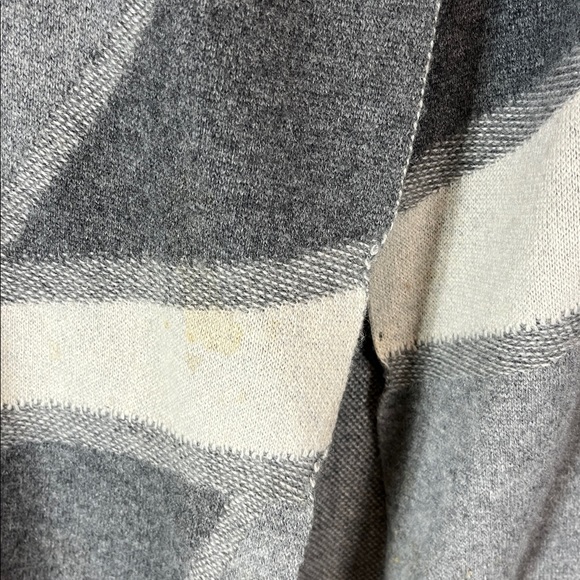 Max Studio 2 Ply Cashmere Cardigan Womens Grey Open Front Sweater Size M *flaw - Picture 3 of 14